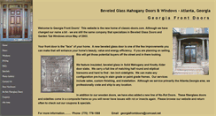 Desktop Screenshot of georgiafrontdoors.com