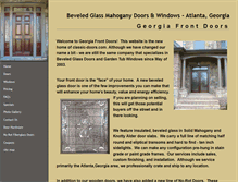 Tablet Screenshot of georgiafrontdoors.com